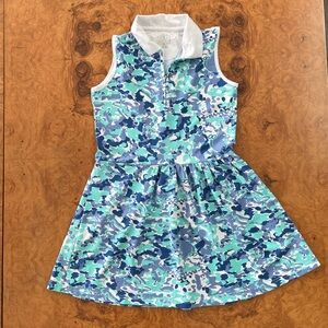 Garb Girls Sleeveless Collared Golf Dress Size L (Ages 9-10)